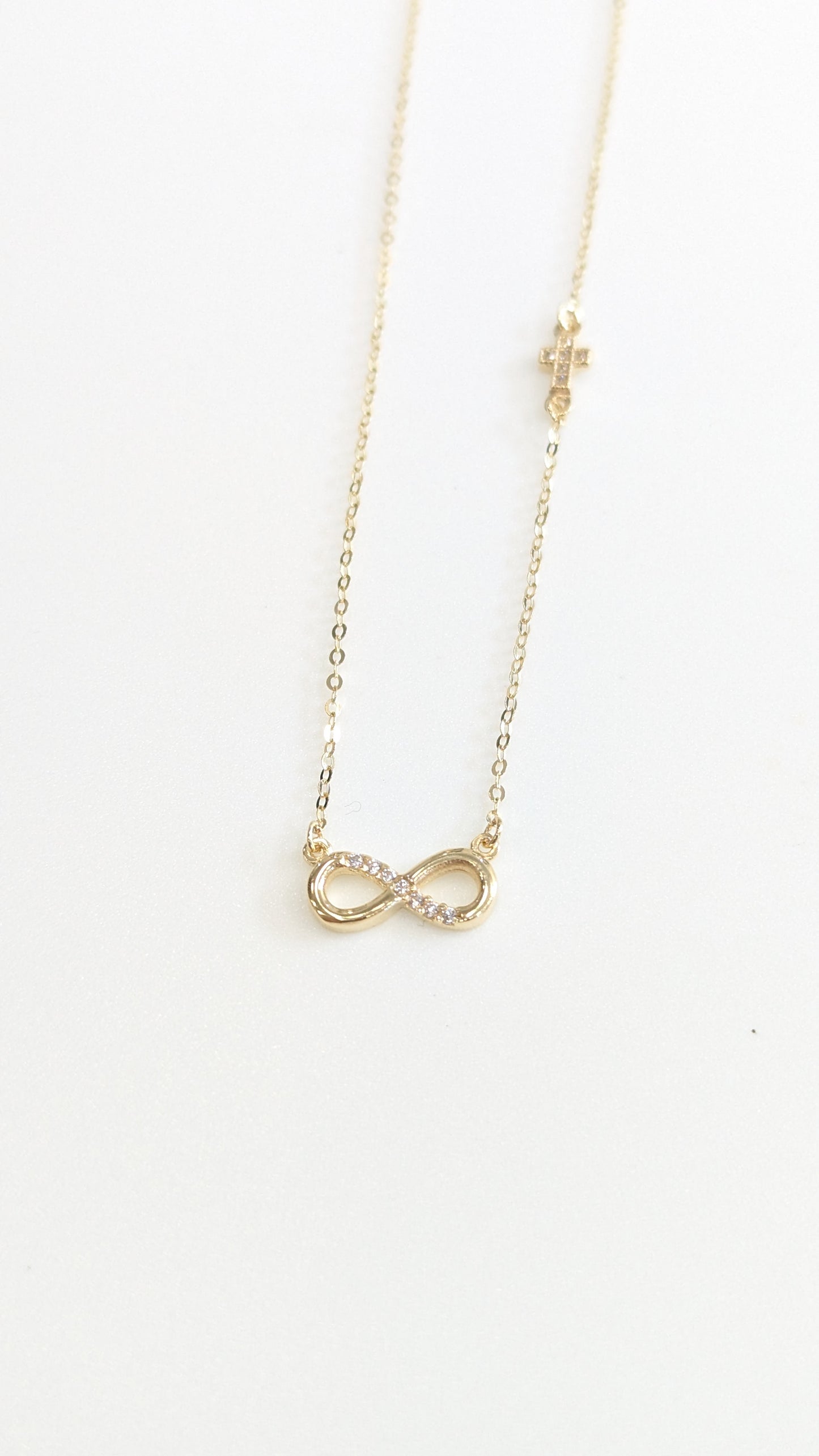 Gold Infinity Symbol Necklace