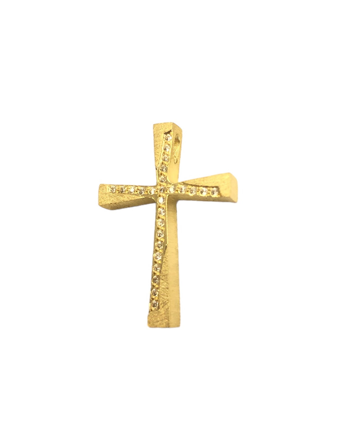 Triantos Double-faced Gold Cross