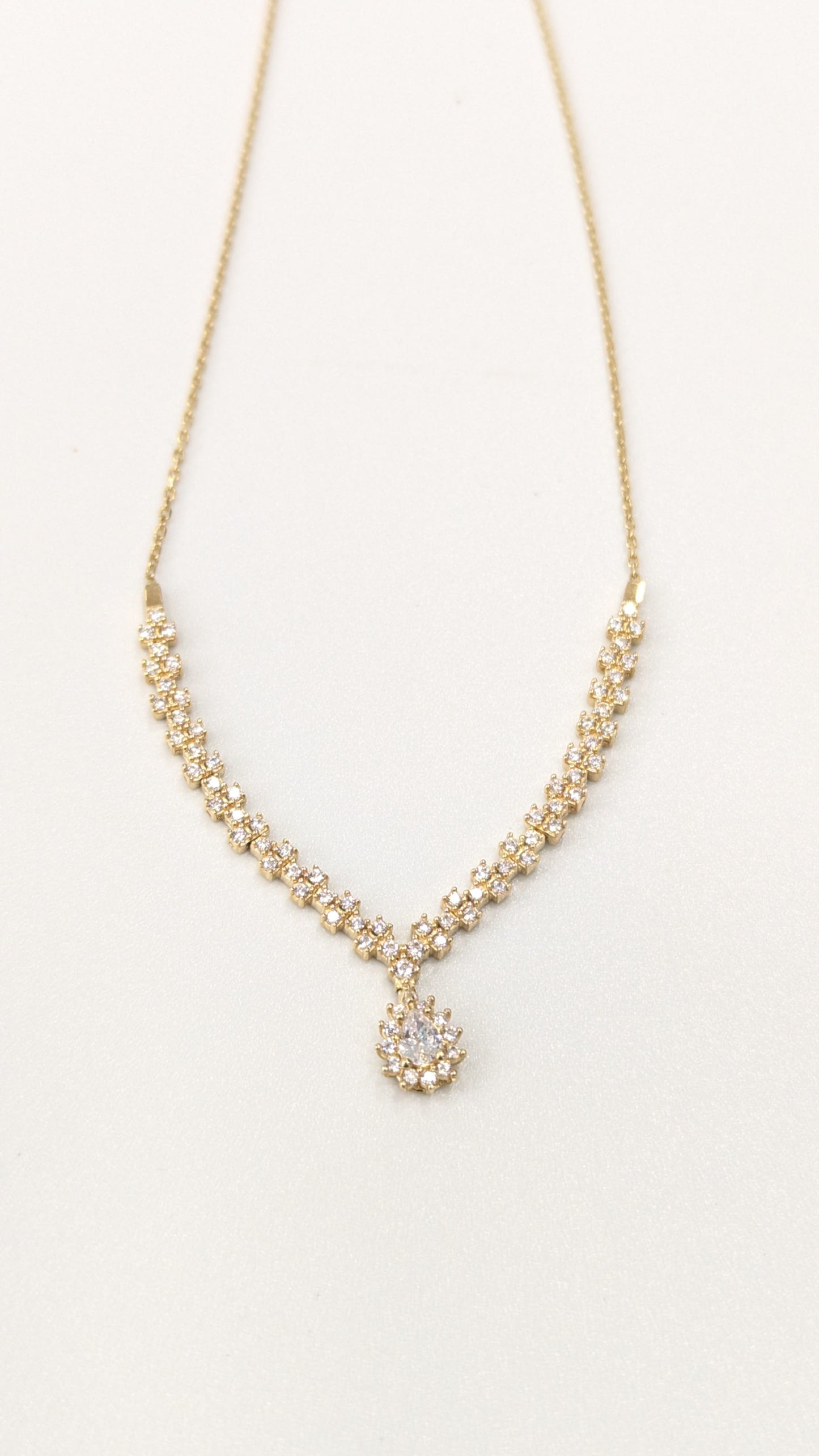 Gold Cluster Necklace