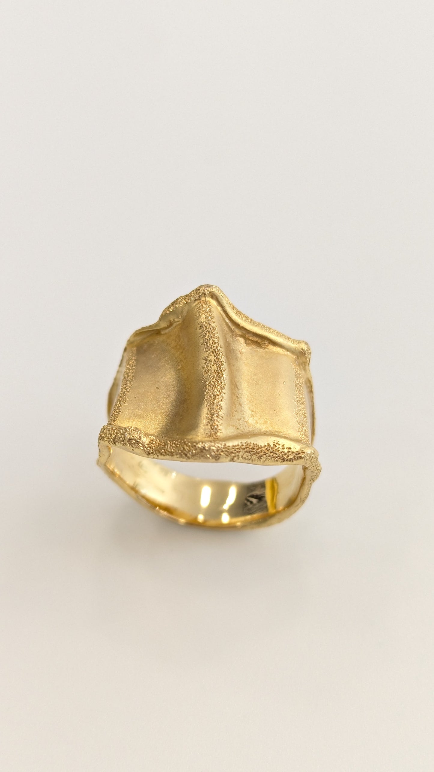 Gold Minimalistic Handmade Ring