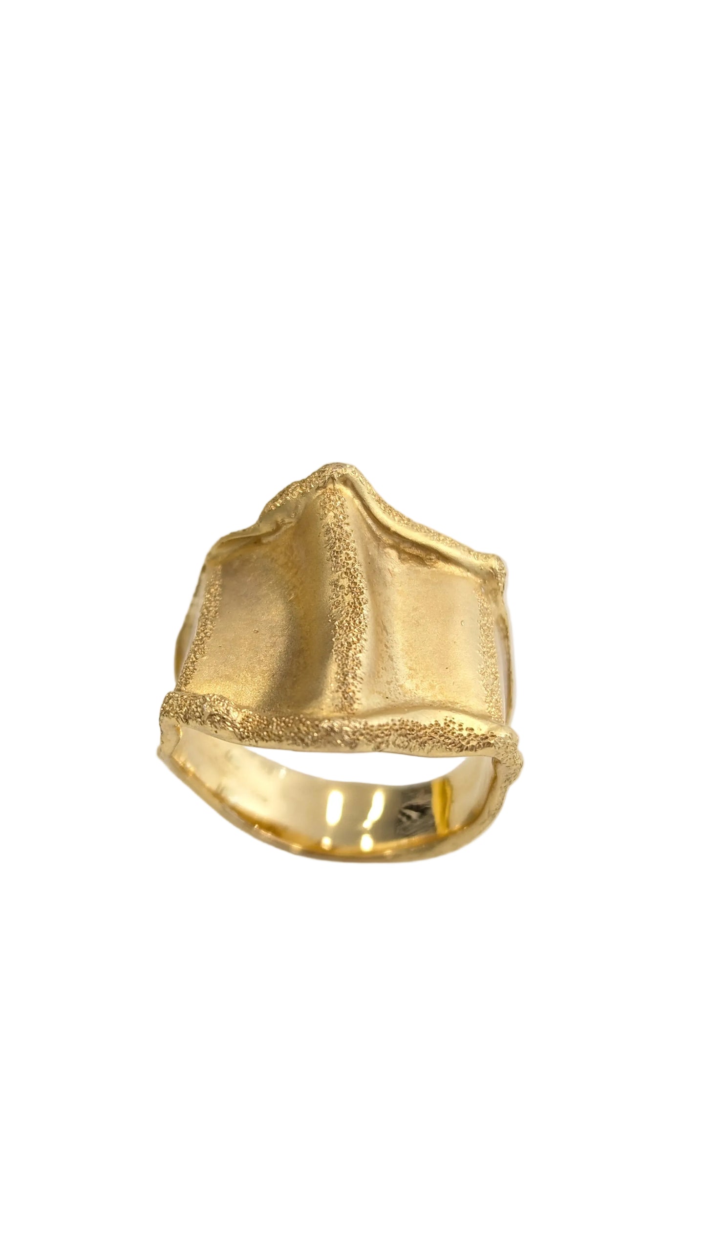 Gold Minimalistic Handmade Ring
