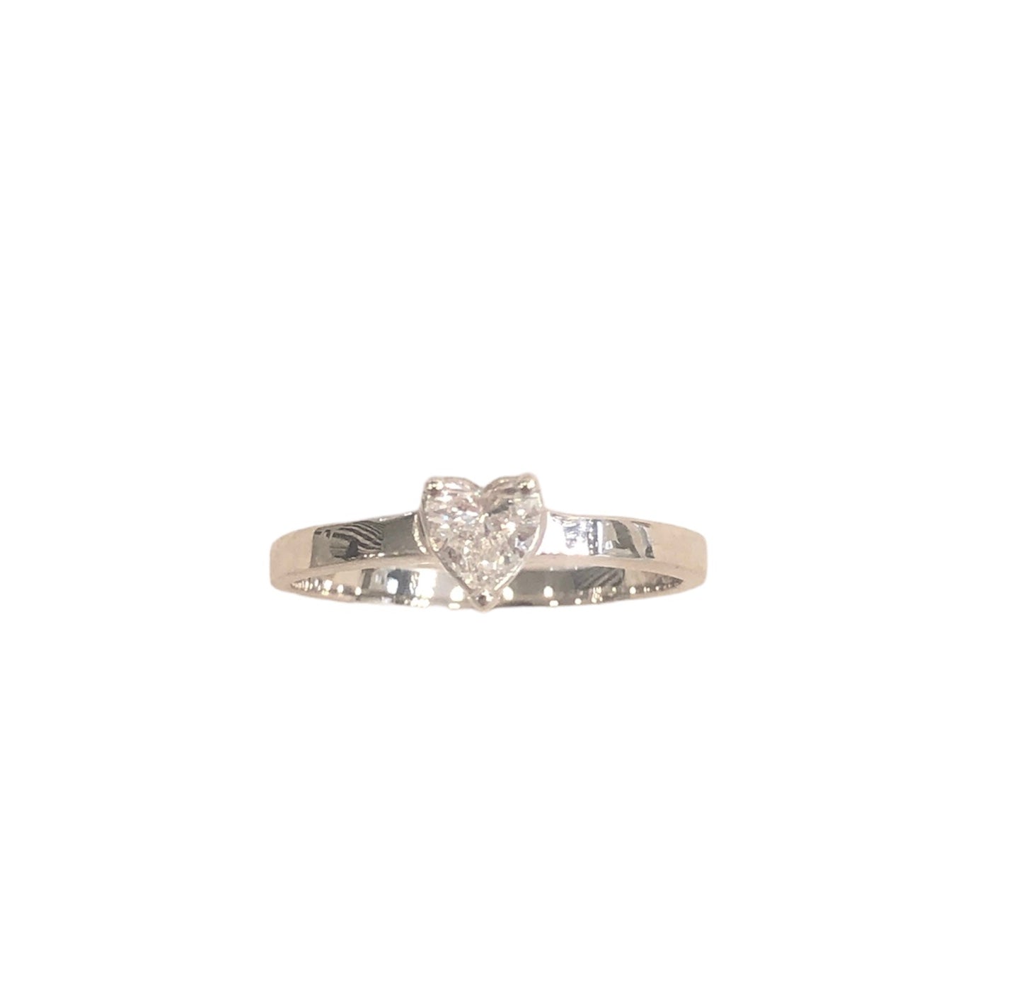 0.28ct Heart Diamond GIA Solitaire Ring
