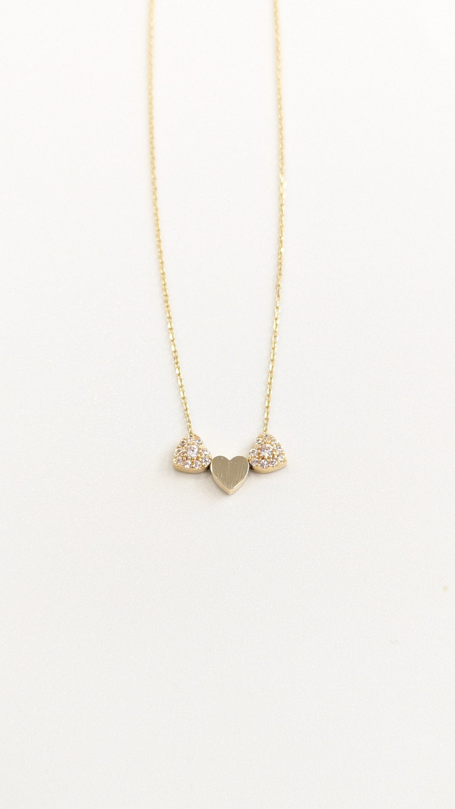 Gold Hearts Necklace