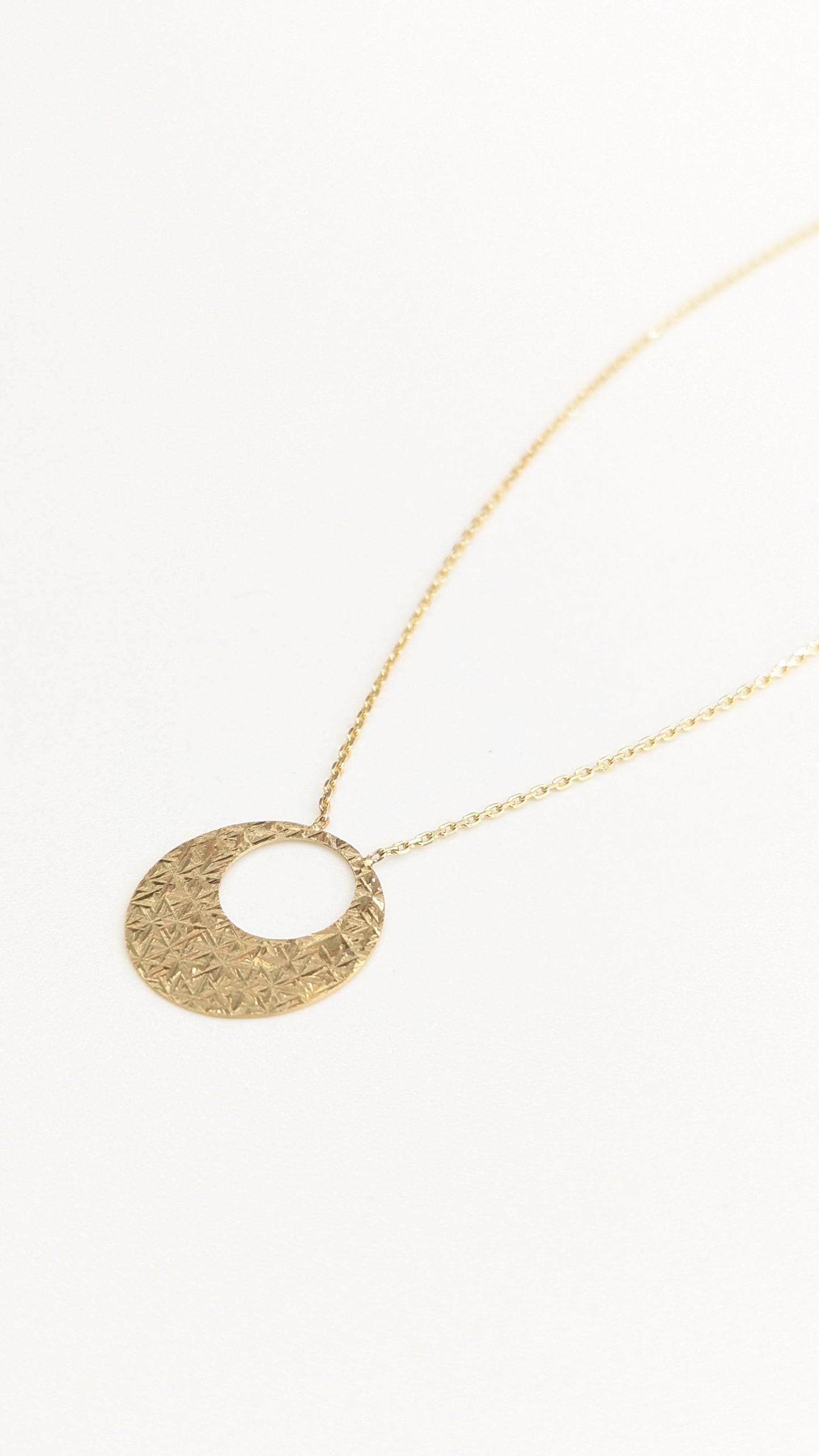 Gold Circle Necklace