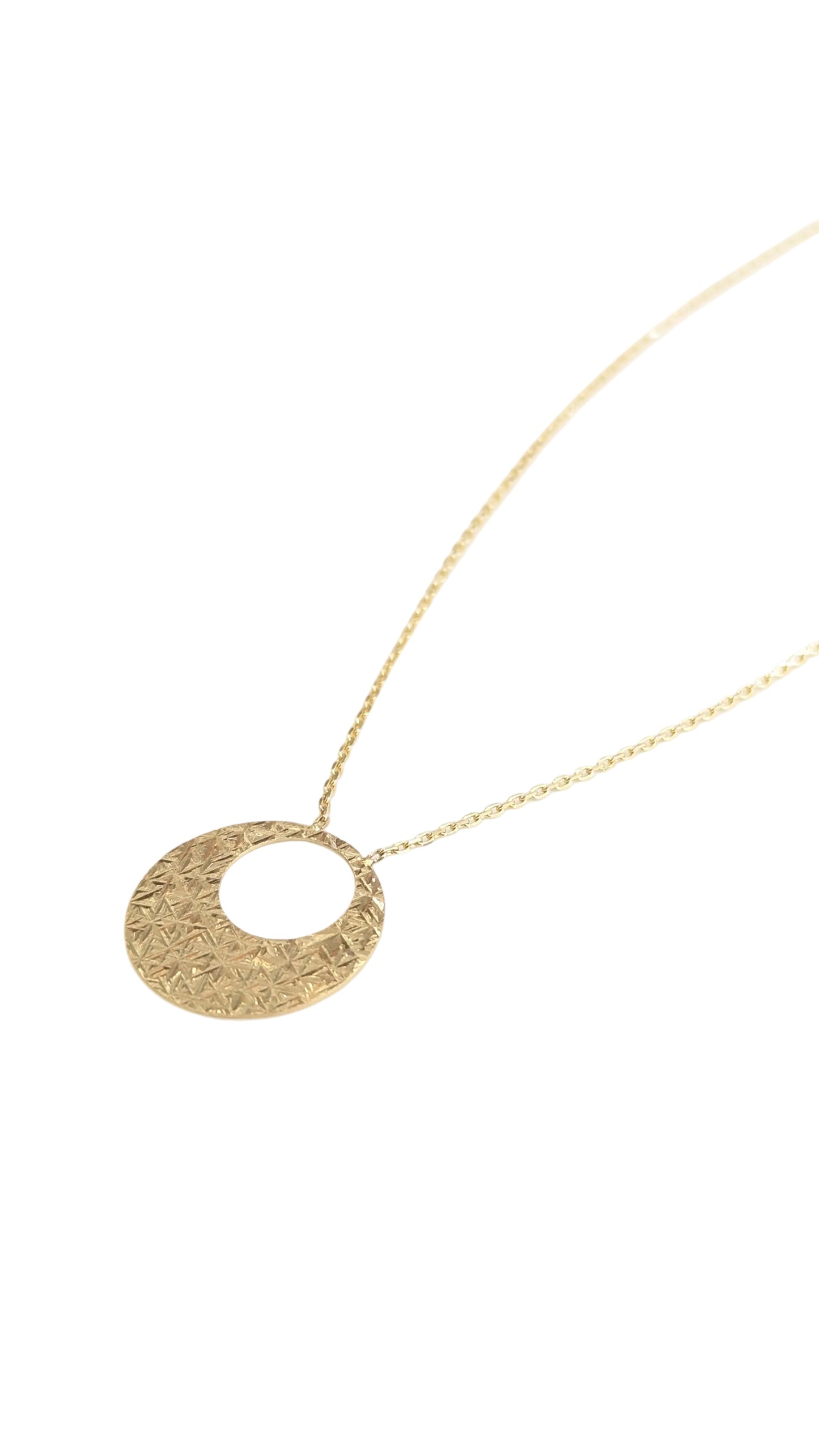 Gold Circle Necklace