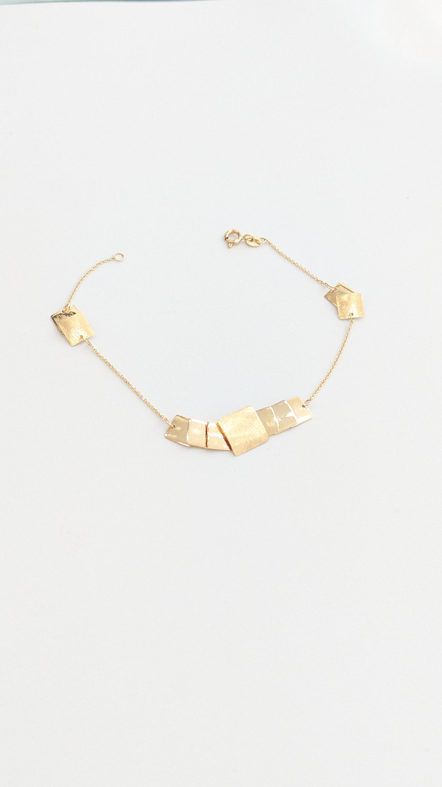 Gold Squares Bracelet