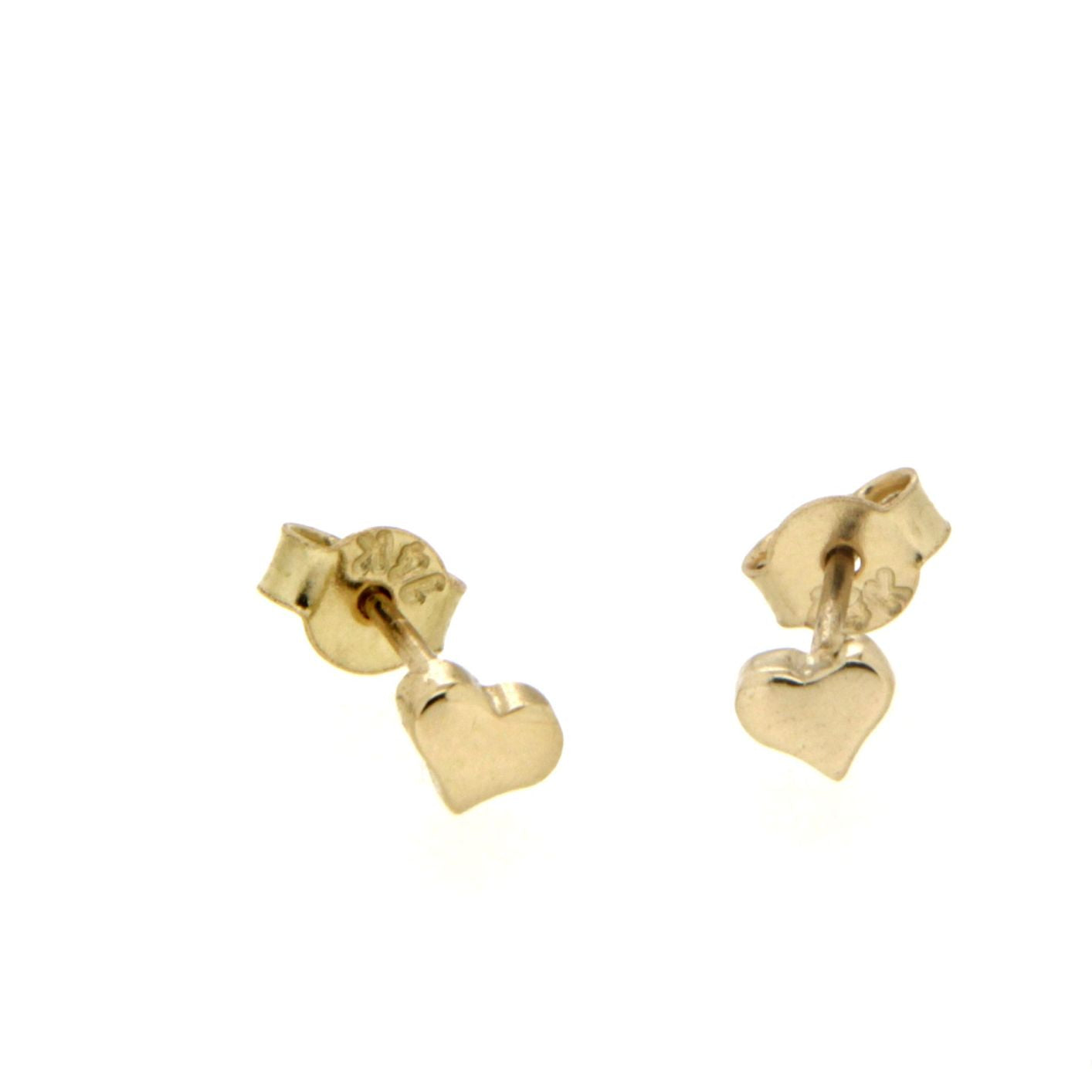 Gold Heart Earrings