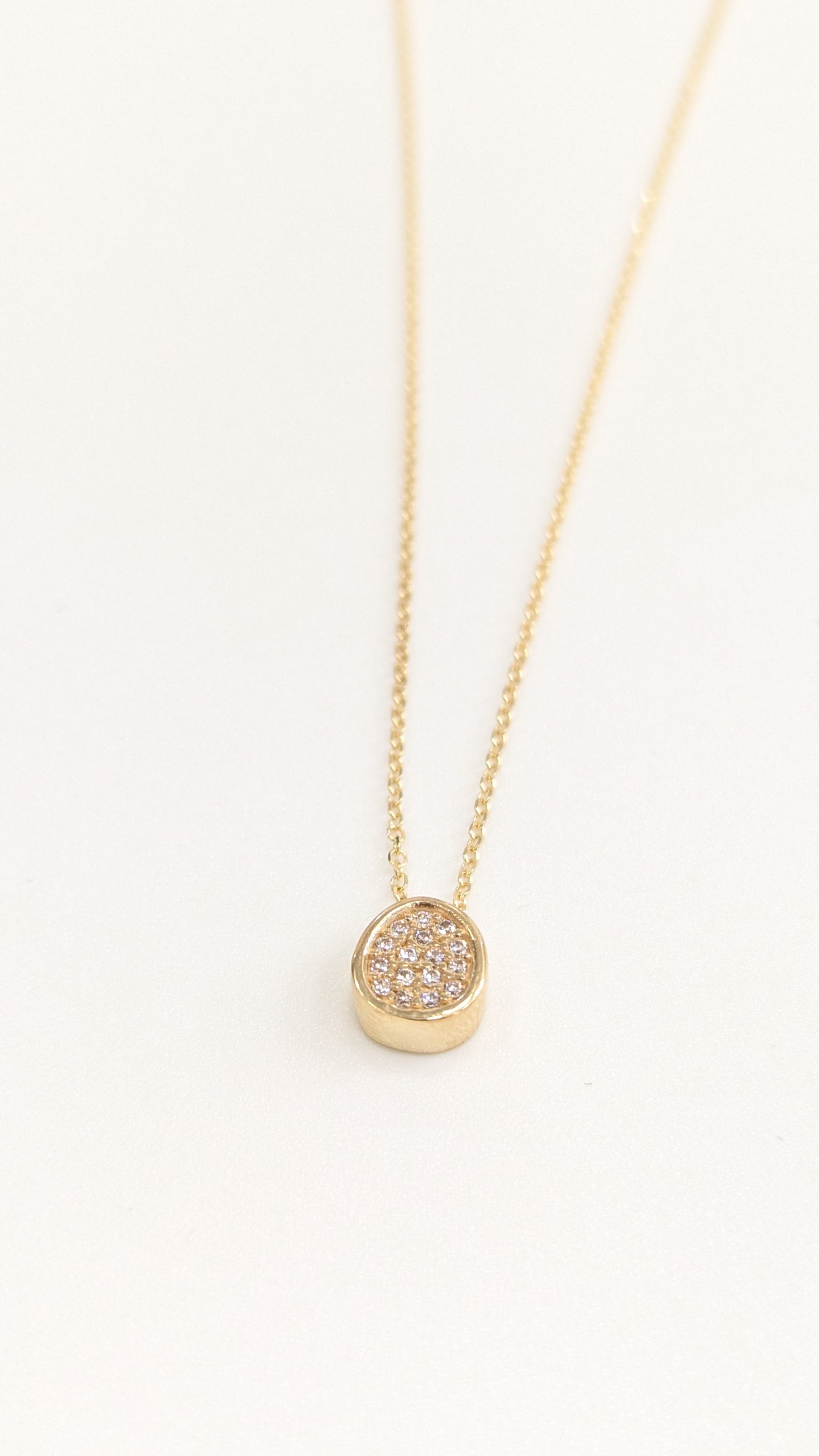 Gold Circle Necklace