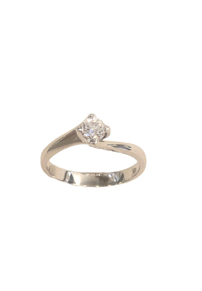 Μονόπετρο διαμάντι GIA 0.30ct Κ18