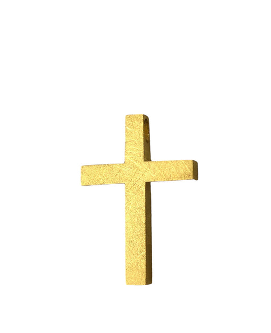 Triantos Double-faced Gold Cross