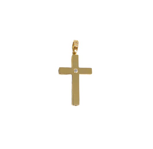 Gold Double-Faced Cross
