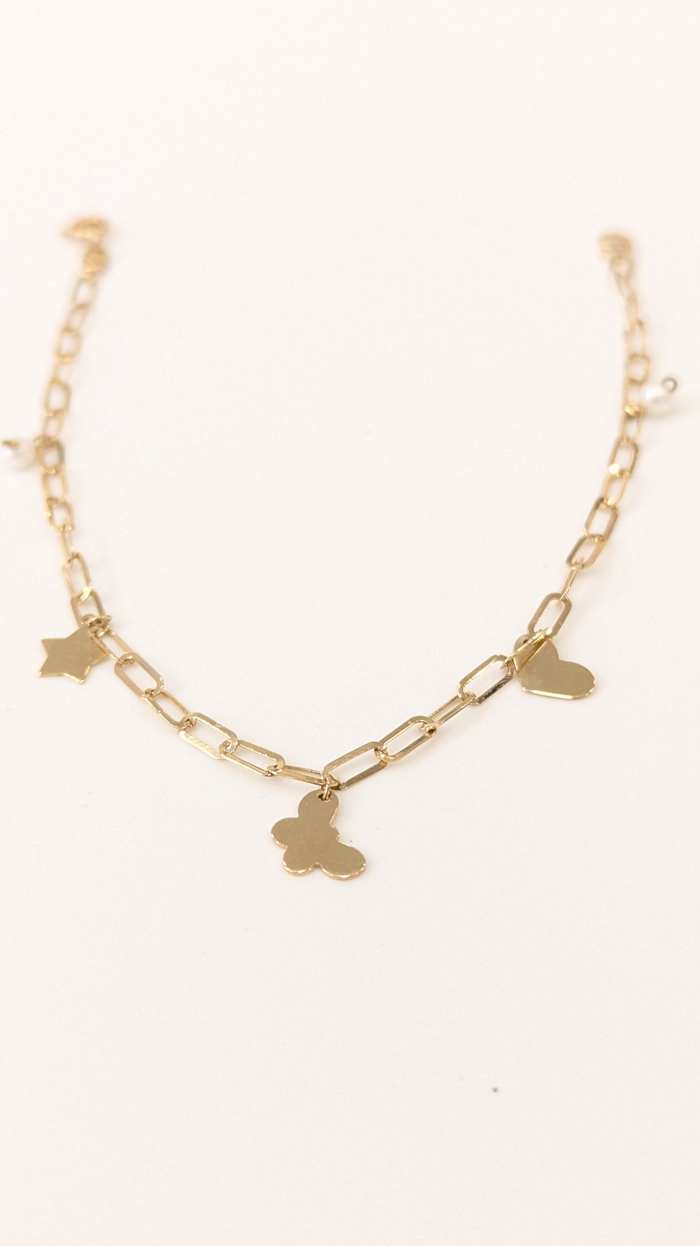 Gold Charms Bracelet