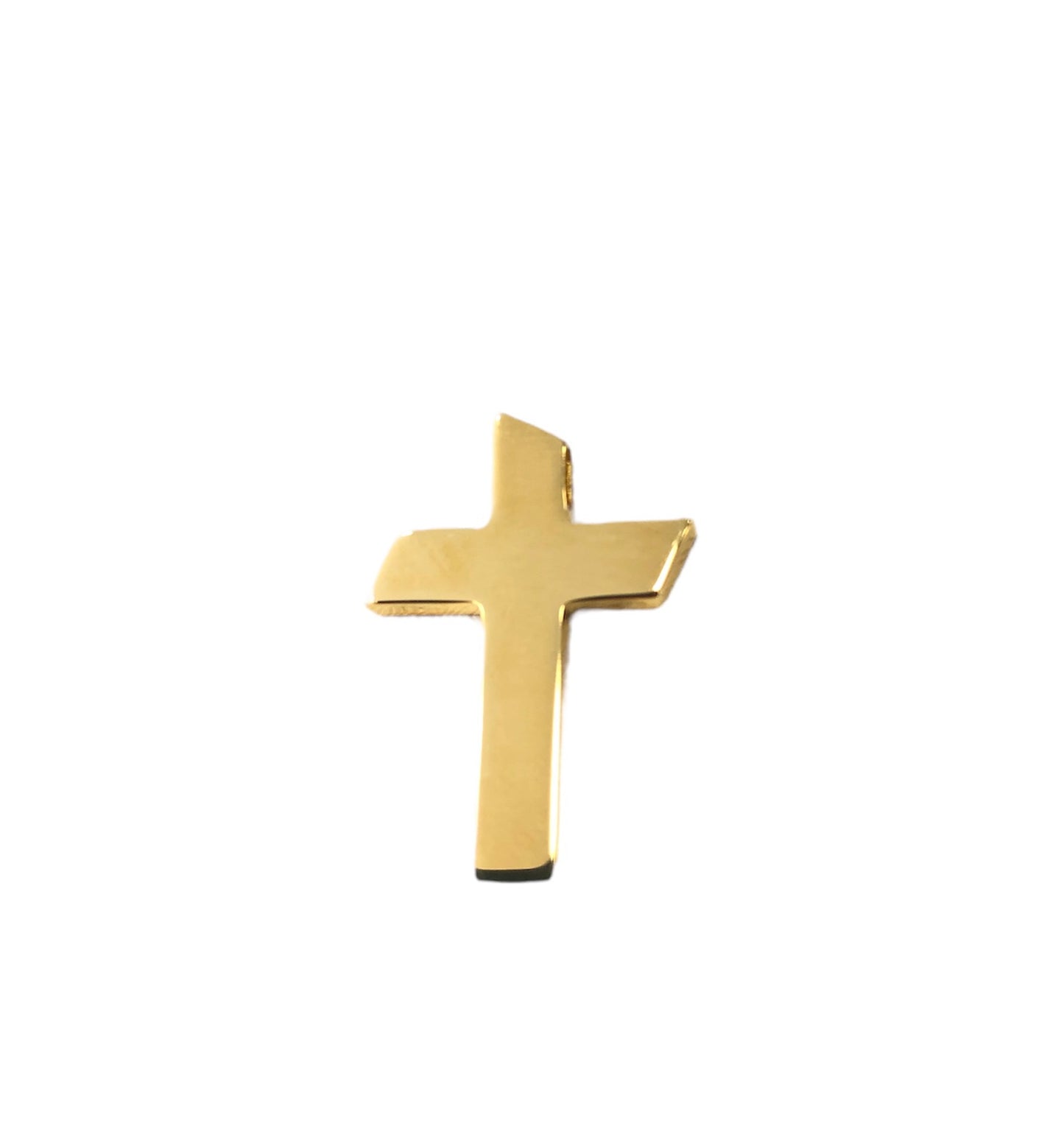 Gold Double-faced Cross