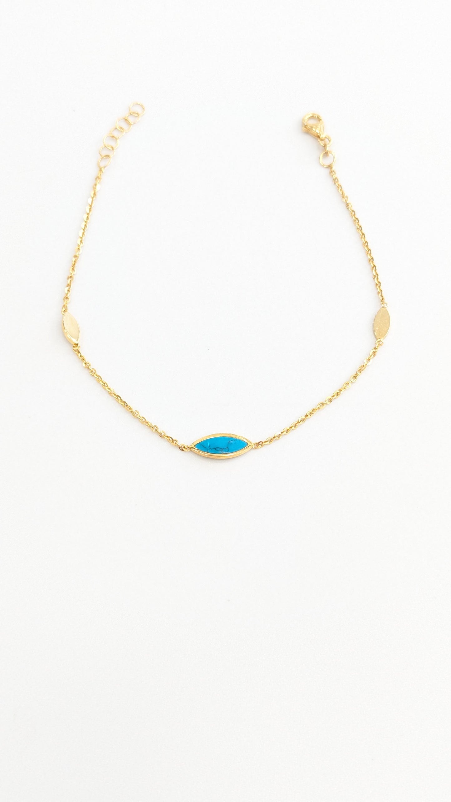 Gold Turquoise Bracelet