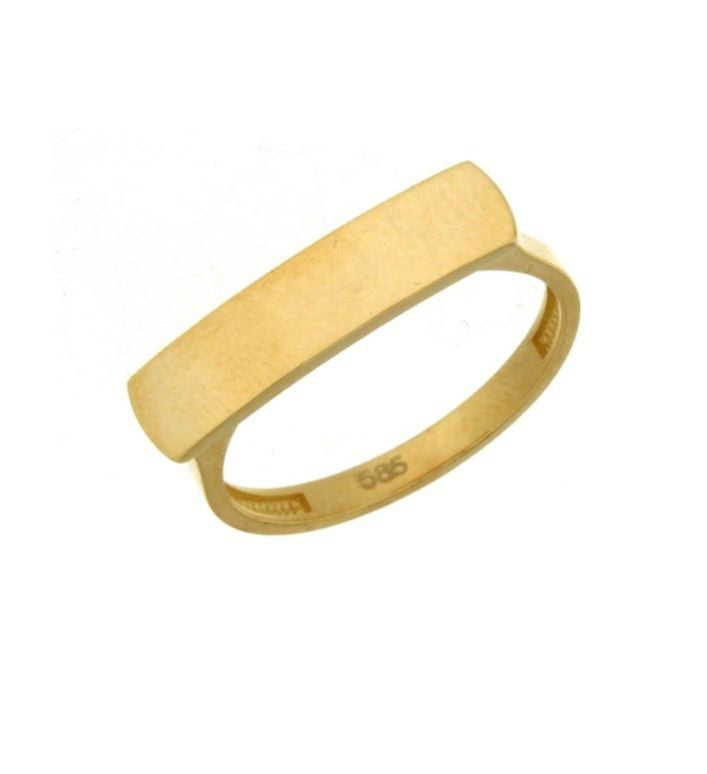 Gold Bar Ring