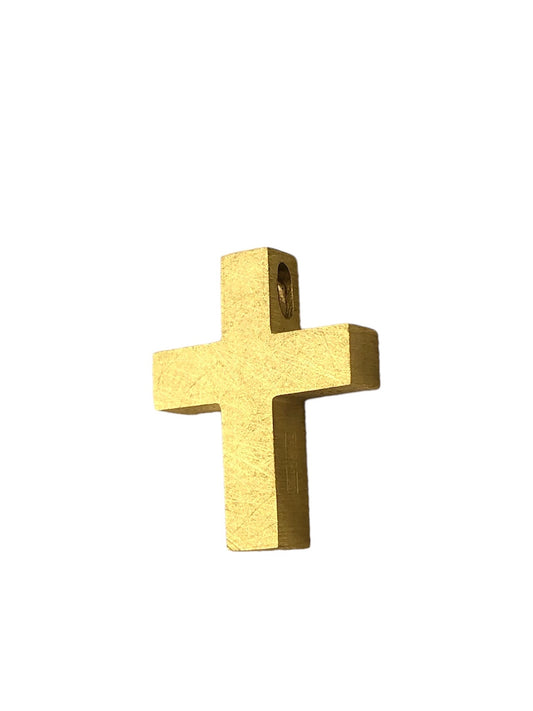 Triantos Double-faced Gold Cross