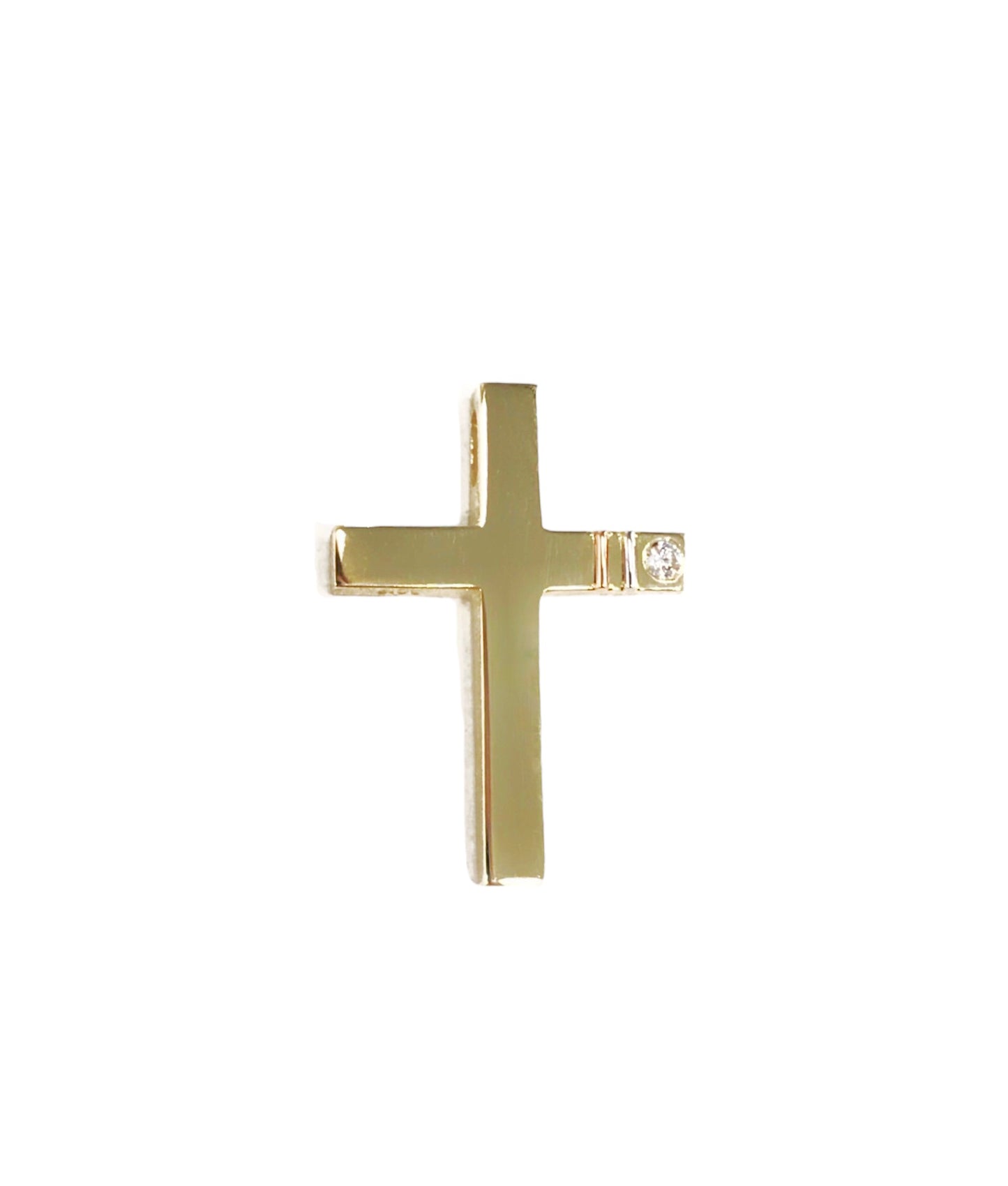 Gold tricolour Triantos cross