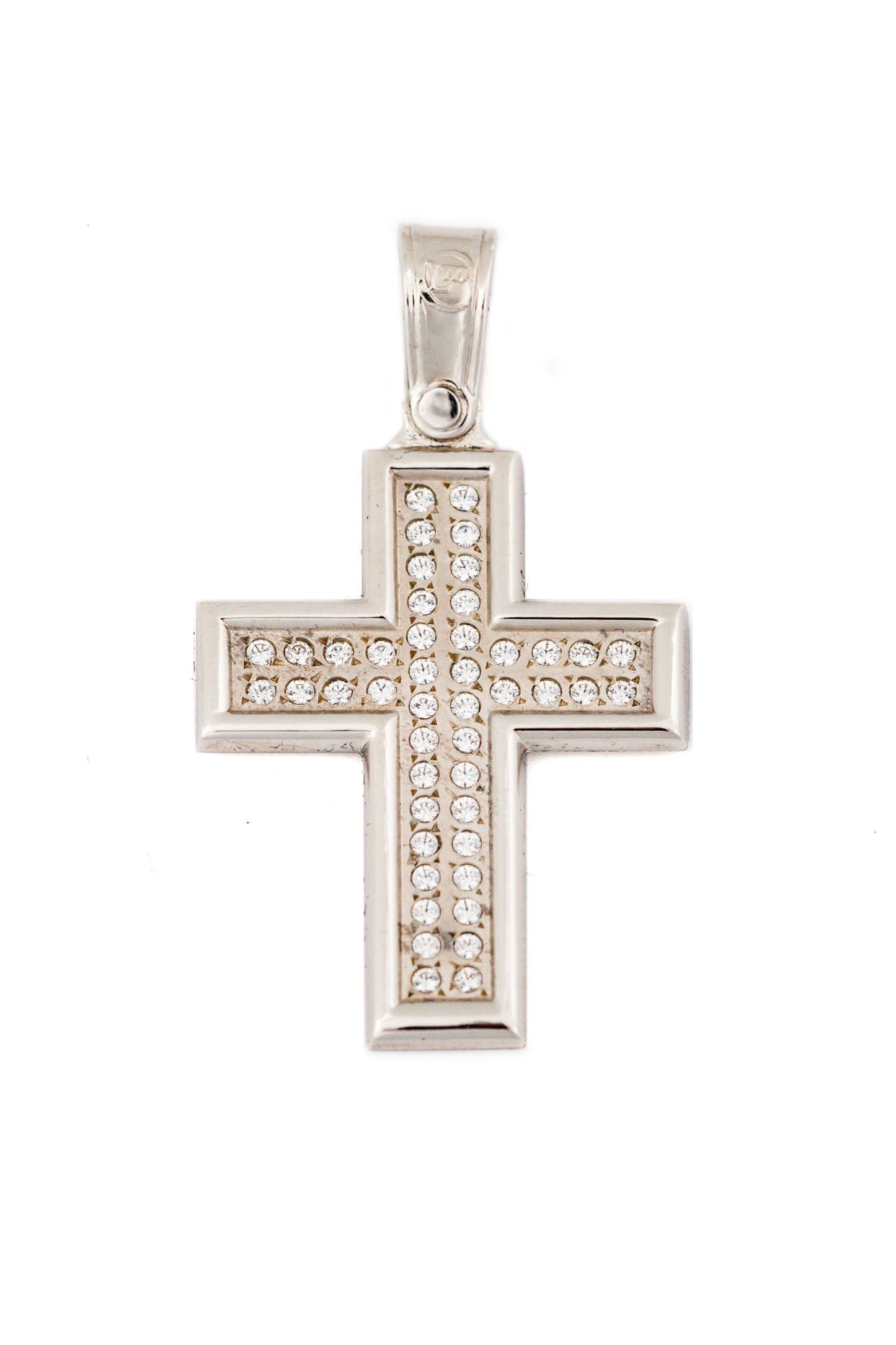 White Gold Cross