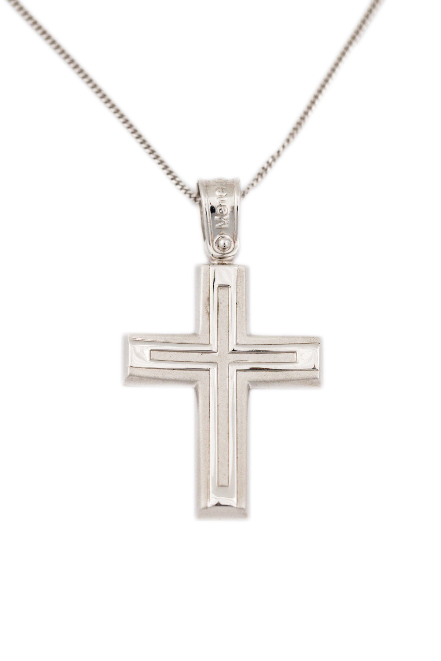 White Gold Cross