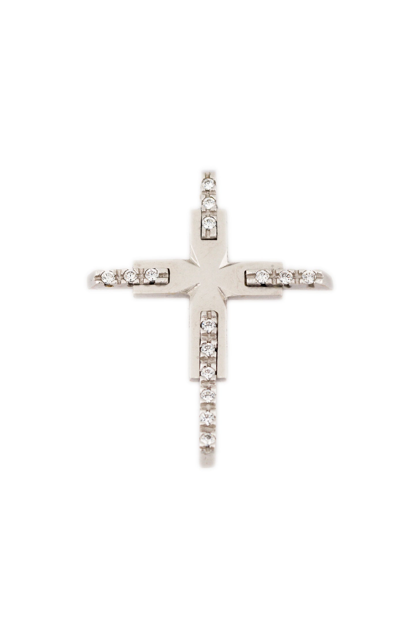 White Gold Cross