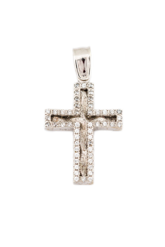 White Gold Cross