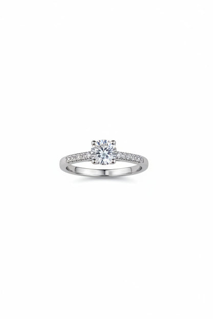 Μονόπετρο άπειρο διαμάντι GIA 0.30ct Κ18