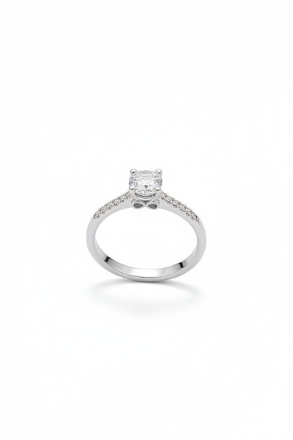 Μονόπετρο άπειρο διαμάντι GIA 0.30ct Κ18