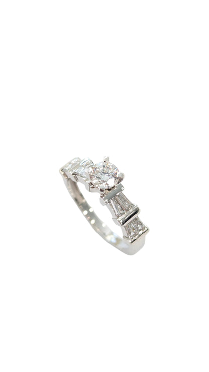Μονόπετρο art deco διαμάντι GIA 0.60ct Κ18